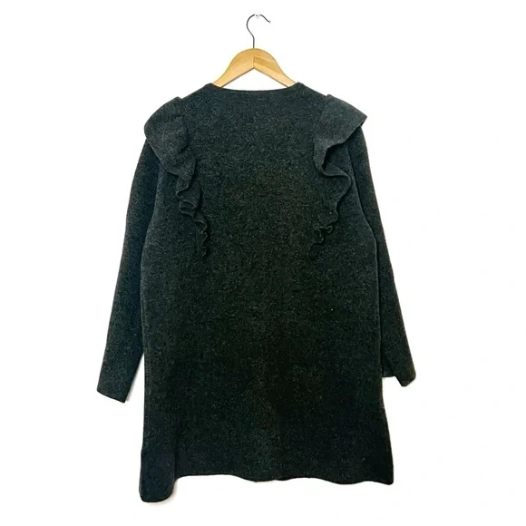 Zara | Wool Ruffle Jacket - Picture 4 of 8